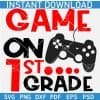 Game on 1st Grade Video Game SVG