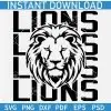 Lions Sports Team svg