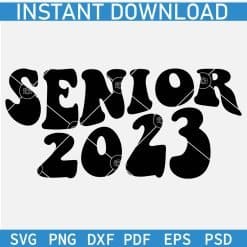Senior 2023 Wavy SVG