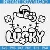 Hallo Kitty Lucky Outline SVG