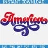 America Name SVG
