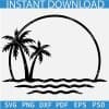 Beach Scenery SVG
