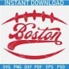 Boston Football Ball SVG