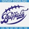 Buffalo inside Football Ball SVG