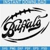 Buffalo Football Ball SVG