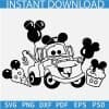 Tow Mater Disneyland snacks SVG