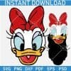 Minnie Donald Duck SVG