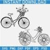  Floral Bicycle Bundle SVG