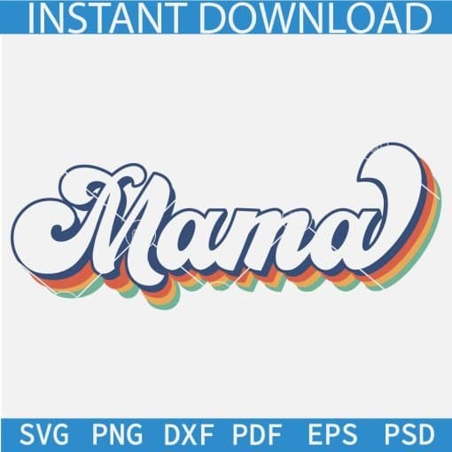 Vintage Mama SVG