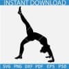  Dancer Gymnast Silhouette SVG
