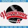 Hurricanes Baseball ball SVG