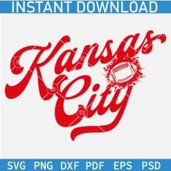 Kansas City Football Splash SVG