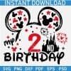 2nd Mickey Birthday SVG