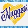 Nuggets scribble heart Symbol SVG
