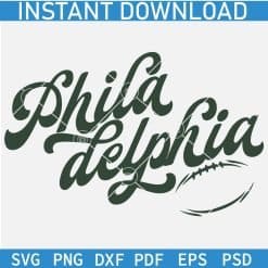 Philadelphia Football Ball SVG