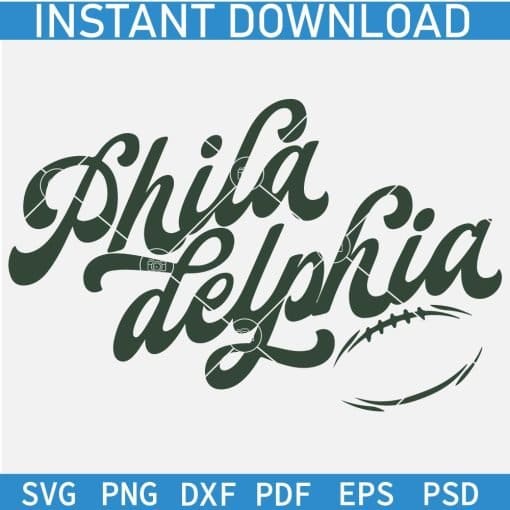 Philadelphia Football Ball SVG