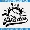 Pirates Baseball Ball splash SVG