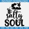 Salty Soul Mermaid SVG