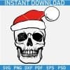 Santa Skull SVG
