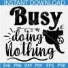 Busy doing nothing Sloth SVG