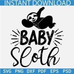 Baby Sloth SVG