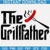 The Grill Father Fork with Red Sausage SVG