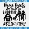 These heels are made for shopping SVG