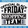 Official Black Friday Shopping Team SVG