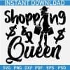 Shopping Queen Dollar Sign SVG