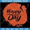 Happy Thanks Giving Day Tukey SVG