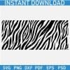 Zebra Print Pattern SVG
