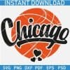 Chicago Basketball Ball SVG