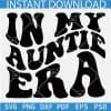 Auntie Life Era Wavy Text SVG