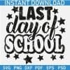 Last Day of School Silhouette SVG