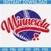 Minesota Baseball ball SVG