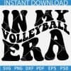  In My Volleyball Era Wavy Text SVG,