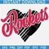 Rockets scribble heart Symbol SVG