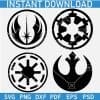Star Wars Symbol Logo Bundle SVG
