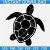Black Turtle vector SVG
