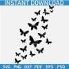 swarm of butterflies SVG