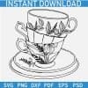 Floral Coffee Cup SVG