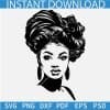 African American Woman SVG File
