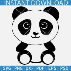Baby Panda SVG