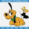 Baby Pluto Lying Layered SVG, Cartoon Baby Pluto SVG