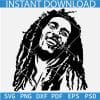Bob Marley Portrait SVG