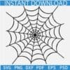Cobweb Spider SVG, Spider web SVG, Halloween Spider Web SVG,  Cute Web SVG