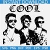 Cool Jonas Brothers with sunglasses SVG, Jo Bros Cool with Sunglasses SVG