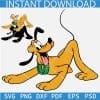 Dog Pluto Playing SVG, Mickey Dog Pet SVG, Disney Dog Pluto Playing SVG