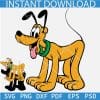 Dog Pluto Standing Layered SVG, Mickey Dog Pet Standing SVG, Standing Disney Dog Pluto SVG