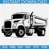 Dump Truck Silhouette Svg